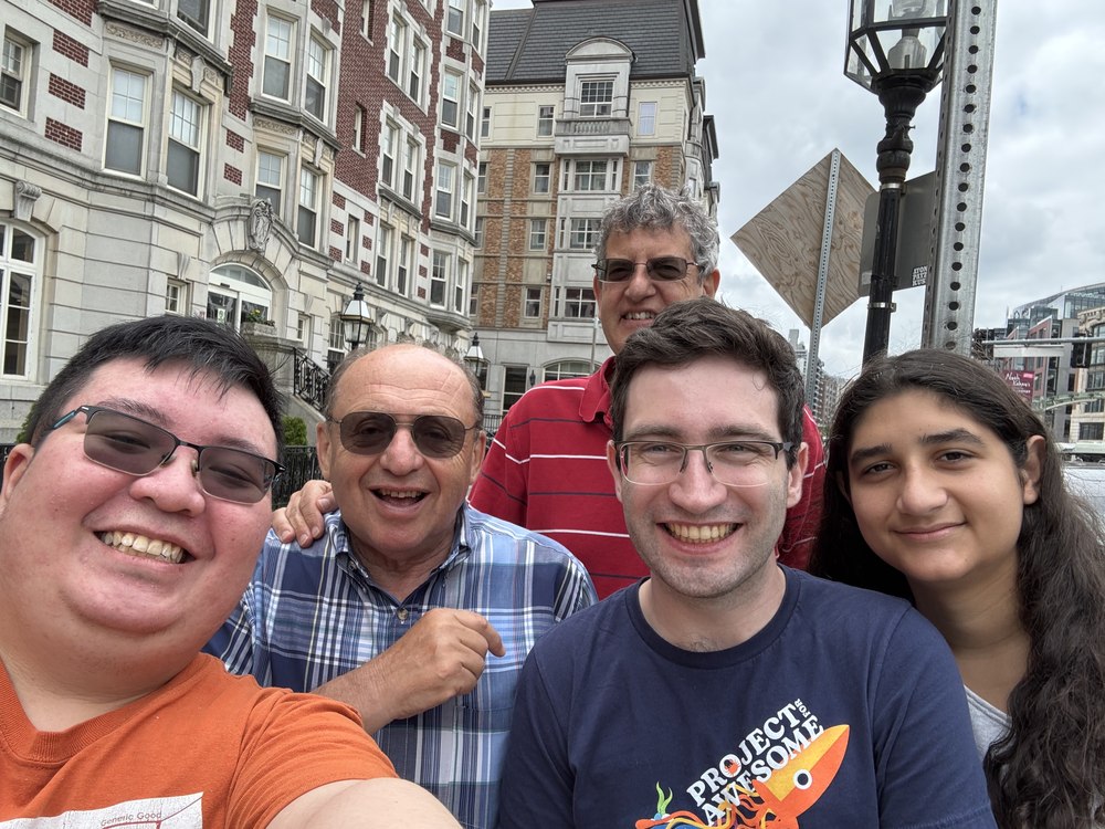 Group members on an outing in Boston.
